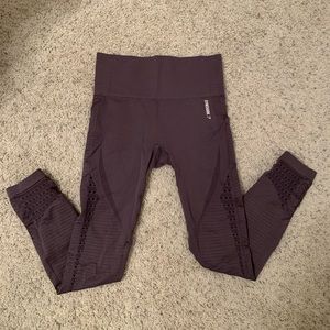 gymshark plum leggings